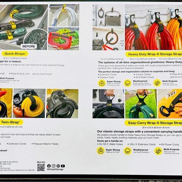 Heavy duty Wrap-It Storage Dream Garage pack New in a box - Picture 3 of 3